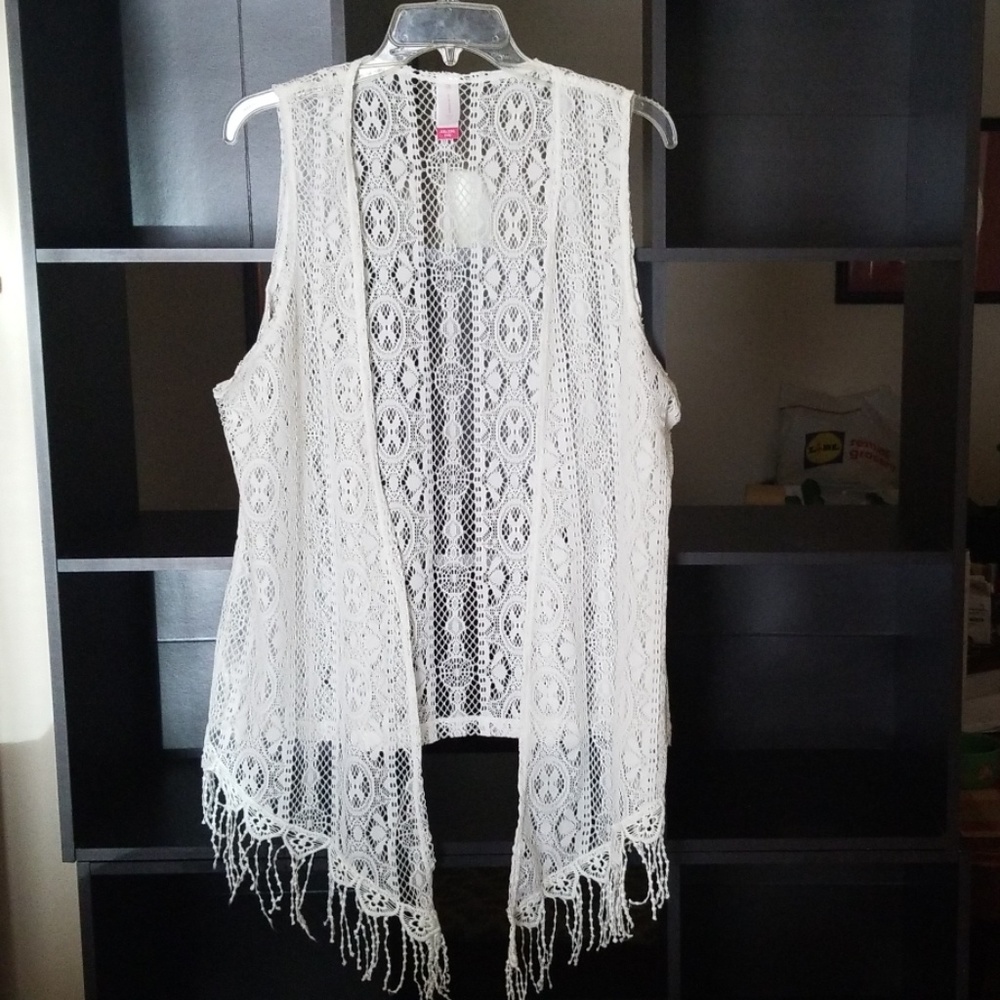 Crocheted summer vest